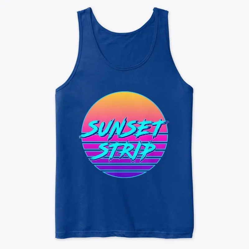 Retro Sunset Strip Tank Top